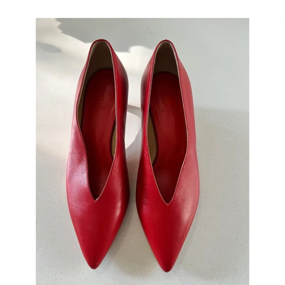 Aeydae  red gorgeous shoes worn 1 time in perfect condition . Size 36 women